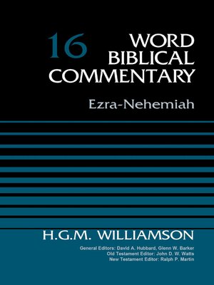 cover image of Ezra-Nehemiah, Volume 16